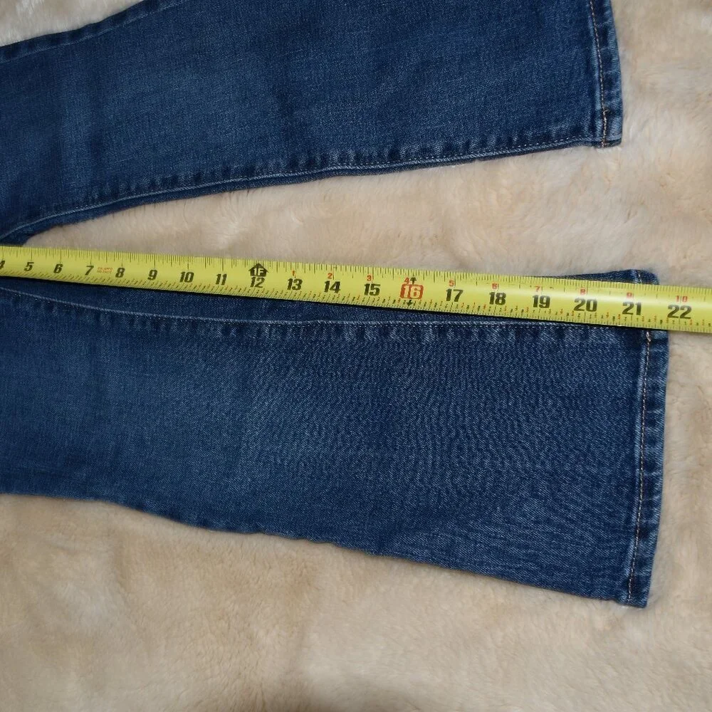 Girls Old Navy Highrise Flare Jeans Size 8 Blue